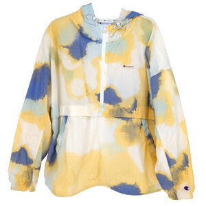 Champion Womens Pastel Stadium Lightweight Hooded Anorak Windbreaker Rain Jkt XL